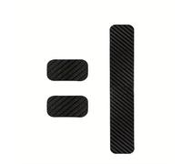 Janmobrian Adesivi Bici, Sticker Bici Set di 3 Protezioni for Catena Bicicletta, in Fibra Carbonio Nera, Telaio da Ciclismo, Protezione Fodero MTB, Cura della