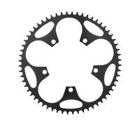 Janmobrian Corona Bicicletta,Bici Corona Singola Corona BCD 110 130 36T 38T 40T 42T 46T 50T Corona Stretta e Larga for Bici da Strada 5 bulloni for Bicicletta Pieghevole(38T,130BCD)