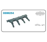 JANMOR ODM254 Bobina d'accensione per OPEL Corsa C Hatchback (X01)