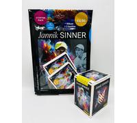 Jannik Sinner Sticker Album figurine - Starter Pack + Scatola Box 36 bustine ...