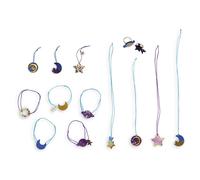 Janod - Cofanetto 14 Gioielli Galassia in Resina J07937 - Kit attività creative, dagli 8 anni