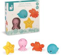JANOD 4 X Mare Creatura Bagno Squirters Set Nuovo IN Scatola Btah Toys 10M+