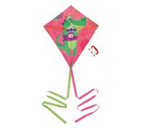 Janod - Aquilone per Bambini Applepop - Motivo Coccodrillo - Forma Rombo - Gioco Aria Aperta e Spiaggia - Gioco di Abilità - Sviluppa la Coordinazione - Dai 5 Anni, J03363
