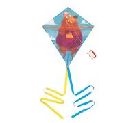 Janod - Aquilone per Bambini Applepop - Motivo Orso - Forma Rombo - Gioco Aria Aperta e Spiaggia - Gioco di Abilità - Sviluppa la Coordinazione - Dai 5 Anni, J03362