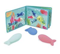 Janod Bath Book Party under the sea libro illustrato per la vasca 10m+ 1 pz