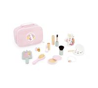 Janod Beauty Case-Tema unicorno-10 Accessori in Dotazione Trucco in Legno FSC-Kit di Giocattoli Cosmetici-da 3 anni-J06465, J06465
