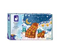 Janod - Kit Mosaici in Gommapiuma - Tema Streghe e Stregoni - Les Ateliers du Calme - 3 Tavole - Kit Creativo per Bambini - Apprendimento della Motricità Fine e Concentrazione - A partire dai 5 anni - J09151