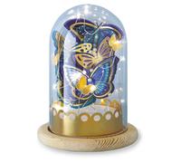 Janod - Campana Luminosa Farfalle Blu e Dorate Fai-da-Te - Les Ateliers Déco - Kit attività Creative Bambini - Abilità Fino-Motorie e Concentrazione - dagli 8 Anni, J07878