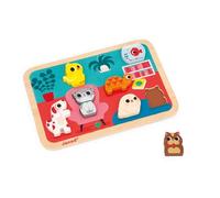 Puzzle Chunky Janod Animali Domestici 7 pezzi