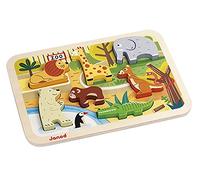 Chunky Puzzle Janod Zoo 7 pezzi (legno)