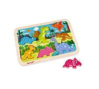 Chunky Puzzle Janod Dinosauri 7 pezzi (legno)