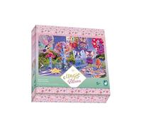 Janod Scatola Multi-attività-Tema delle fate-11 creazioni-Kit Fai da Te per Il Tempo Libero Creativo per Bambini-Apprendimento della destrezza e della concentrazione-dai 5 Anni in su, J09175