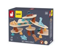 Janod Dino Gioco impilabile - Giocattolo in legno dinosauro per bambini