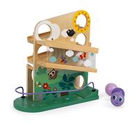 Janod - Discesa in Legno Bruco - Gioco di Sviluppo Motricità e Manipolazione - A Partire dall'anno, J08055, Multicolore