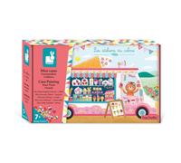 Janod - Set Mini Marmellate da Incollare Golosità - Gli Atelier del Calmo - 3 Quadri - Kit Creativo per Bambini - Apprendimento della Motricità Fina e della Concentrazione - da 7 Anni - J09105