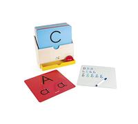 Janod - Essentiel - Imparare a Scrivere - Gioco Educativo in Legno per La Prima Infanzia - Apprendimento delle Lettere e della Lettura - Pittura Ad Acqua - da 3 Anni, J05074