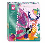 Janod - Set Creativo Mosaici in Gommapiuma Fate - Les Ateliers du Calme - Kit Loisir Créatif Enfant - Abilità Motorie Fini e Apprendimento della Concentrazione - Dai 5 Anni in Su, J07960