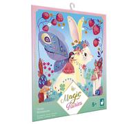 Janod 3 Tavole da Decorare con 300 Strass-Tema Fées-Kit Loisir Créatif Enfant-Sviluppo creatività e Concentrazione-da 5 Anni-J09170, J09170