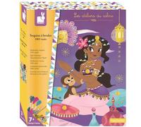 Janod - From 7 years old - Creative Sequin Kit to Embroider One Thousand and One Nights - Les Ateliers du Calme - Dexterity and Concentration - J07823