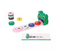 Janod - Gamma Pedagogia - Algoritmi Rana - Imparare Colori e Sequenze - Gioco Educativo per Bambini - Gioco Rana - Dai 36 Mesi, J05088