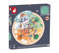 Janod - Gamma Pedagogia - Puzzle di Osservazione per Bambini - Cerca e Trova Il Giardino - Gioco Educativo per Bambini - Gioco in Legno FSC - Dai 24 Mesi, J05090