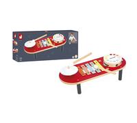 Janod - Tavolo Musicale in Legno - Strumento Musicale per Bambini - Giocattolo di Imitazione e di stimolazione Musicale - dai 18 Mesi