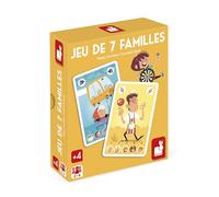 Janod - Gioco delle 7 famiglie - Tema Fiera - Gioco da tavolo per bambini - Gioco di carte - Cartone certificato FSC - Dai 4 anni