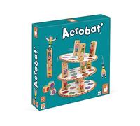 Janod - Gioco Di Abilità Acrobat, Gioco Di Abilità e Strategia, Giochi Di Società per Bambini, per Lo Sviluppo Della Contrazione e Della Motricità Fine - Da 2 Giocatori, Da 5 Anni in su, J02757