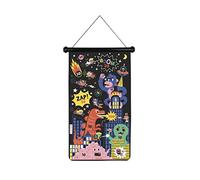 Janod - Gioco di Freccette Magnetico Supereroi - 6 Freccette Magnetiche in Plastica - Gioco in Tessuto a Due Lati - Dai 4 Anni, J02090