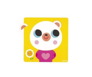 Janod Gioco per Imparare, gestire e riconoscere Le Emozioni, 7 Carte educative, 1 Lavagna Magnetica, 30 magneti, Giocattolo educativo Magnetico in Legno, da 2 Anni, J05447