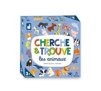 Janod - Il Mio Primo Cerca e Trova Gli Animali - Gioco da Tavolo per Bambini - Gioco di Osservazione - Dai 3 Anni, J02455