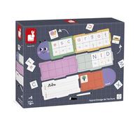 Janod Scrivere-Preparazione Ideale per l'asilo Nido e la Sezione Petite Imparare-6 schede e 78 Lettere magnetiche-Giocattoli educativi per Bambini-da 4 anni-J05092, J05092