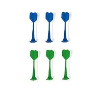 Janod J02078 Party Batman 6 Magnetic Darts (Green and Blue), White, one Size