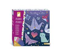 Janod Origami per bambini-200 Fogli di Carta con Effetti visivi e 15 Modelli-Fai da Te-Les Ateliers Du Calme-Kit Loisir Créatif Enfant-Concentration et Créativité-Dès 7 Ans-J09167, J09167