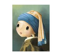 Janod ispirato a Vermeer-Puzzle 100 pezzi per bambini-Educativo-Sviluppa pazienza e destrezza-Certificato FSC-Da 6 anni, J02551, Colore Green