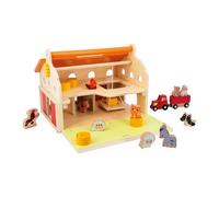 Janod - La Mia Prima Fattoria in Legno - 16 Accessori, +24 Mesi