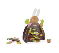Janod - Magic Carrot - Gioco di società per Bambini - Gioco di Abilità e Strategia - Giocattolo in Legno - Apprendimento dei Colori - da 2 a 4 Giocatori - Certificato FSC - dai 3 Anni, J2473