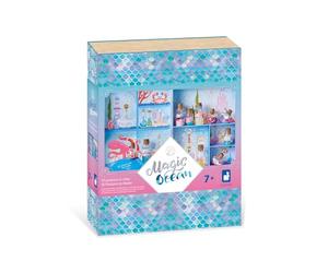 Janod - Magic Ocean - Le Mie Pozioni Magiche - Attività Manuale per Bambini - Kit Attività Creative - Pozioni Magiche Fai-da-Te per Bambini - Universo delle Sirene - Dai 7 Anni in Su - J09143