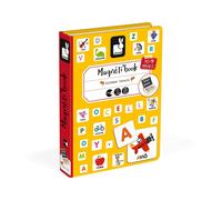 Janod - Magneti'Book Alfabeto - Gioco Educativo Magnetico 142 Pezzi - Versione Catalana - Da 3 Anni, J02722