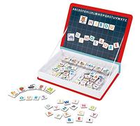 Janod - Magneti'Book Alphabet - Gioco educativo magnetico, 142 pezzi, versione francese, da 3 anni, J02711