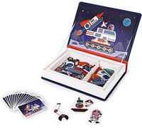 Janod - Magneti'Book Cosmos - Magnetic Educative Gioco 70 Pezzi - Sviluppo della Motricità Fine e dell'Immaginazione - Da 3 Anni, J02589