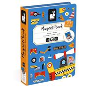 Janod MagnetiBook Macchine Da Corsa Gioco Educativo Magnetico Per Bambini