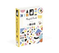 Janod - Magnéti'Book Moduloform - Gioco educativo Magnetico 85 magneti + 30 Modelli - Giocattolo per Bambini in Cartone FSC - Sviluppa destrezza e immaginazione - dai 3 Anni