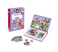 Janod - Magneti'Book Principesse - Gioco Educativo Magnetico 55 Pezzi - A Partir