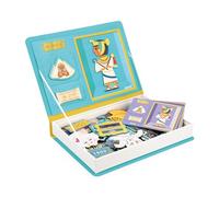 Janod - Magnéti'Book Storia - Gioco Educativo Magnetico 60 Calamite + 12 Modelli - Giocattolo per Bambini in Cartone FSC - Sviluppa Le Abilità Fino-Motorie e l'Immaginazione - dai 3 Anni