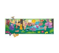 Janod, Magneti'Stories Jungle, Gioco Magnetico per Bambini, 30 Magneti | Libro in 3 Parti con Grande Scenario, Scimmia, Tigre e Pappagallo, Cartone FSC, Creatività, Concentrazione e Motricità