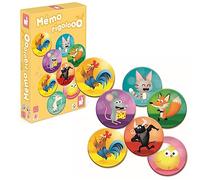 Janod - Mémo Rigolooo - Gioco di memoria e associazione - Da 2 a 6 giocatori - Da 3 anni - J02736