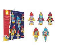 janod mini origami razzi - set creativo per bambini