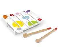 Janod - Mini Xilofono Coriandoli (Legno), Strumento Musicale per Bambini, Giocattolo Di Imitazione e Risveglio Musicale - Da 1 Anno in su, J07603