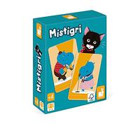 Janod - Mistigri - 16 Familles à Réunir - Gioco di memoria e associazione - da 2 a 6 giocatori - Da 4 anni - J02752